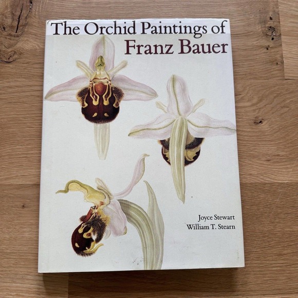 The Orchid Paintings of Franz Bauer Coffee Table Book Flower Art Drawings Unique - Picture 1 of 15
